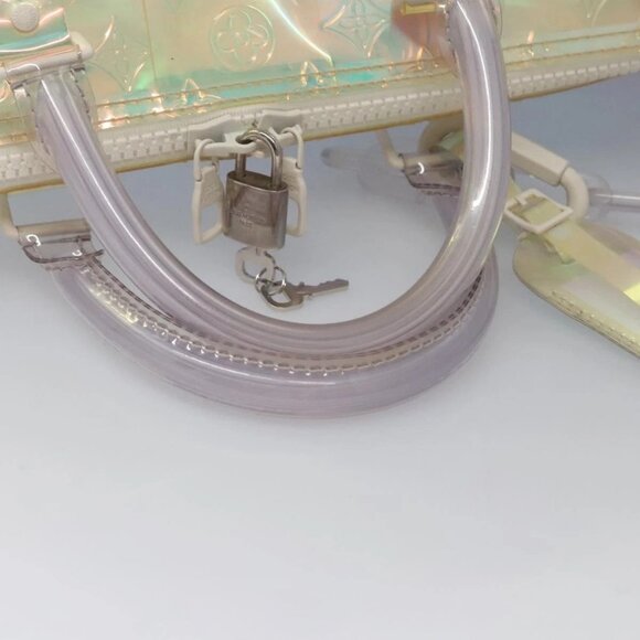 LOUIS VUITTON Monogram Prism Keepall Bandouliere 50 Bag M53271 LV Auth JB033A - Picture 9 of 16